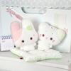 Милый мультяшный брелок в виде кошки и кролика, кавайная плюшевая кукла, игрушка, универсальный кулон для рюкзака, украшение, подарки для пары