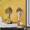 Resin Cobras Statues Figurines Retro Snake Statue Figurines Sculptures Tabletop Centerpieces Home Decors Collectibles