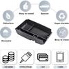 2PCS Center Console Organizer Compatible with -2026 Ford Bronco Sport/ -2026 Ford Escape Armrest Storage Tray ert Hidden Storage Box Interior