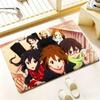 Аниме K-K-On Коврик для пола Спальня Гостиная Фланелевый Коврик для двери Нескользящий Домашний декор