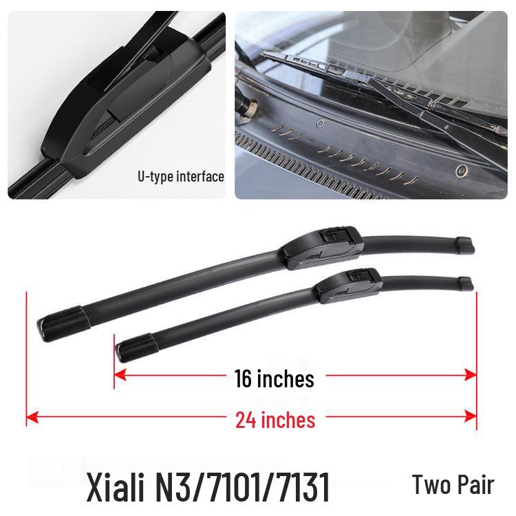 Xiali A+N3-N5-N7 Boneless Wiper Blade & Rubber Strip Accessories