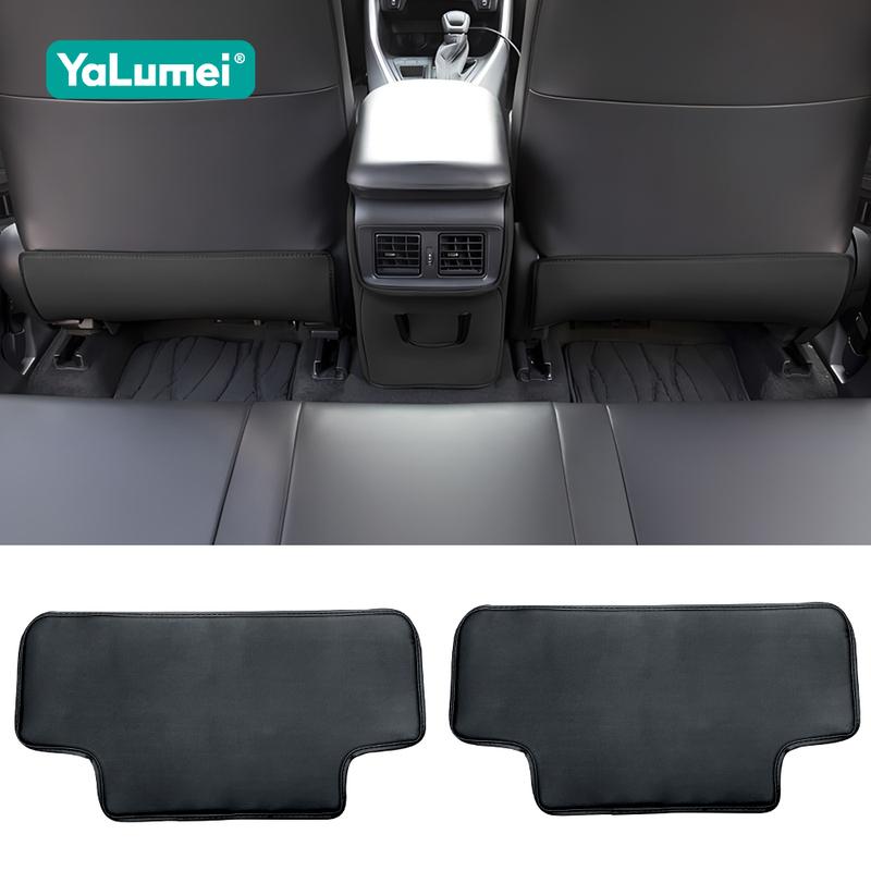 For Toyota RAV4 XA50 Corolla E210 Corolla Cross XG10 2024 2025 2PCS PU Car Seat Back Anti-Kick Pads