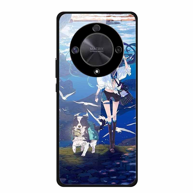 Чехол для Honor X9B X9A 5G Роскошный Закаленное Стекло Жесткая Задняя Крышка для Чехлов Телефона Honor X9A 5G Fundas Honor x 9B X9 B 5G X 9A X9 A