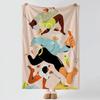 Artist SSoren SSelleslagh Throw Soft Warm Flannel Blanket Multiuse Throw for Bed Sofa Office Air Conditioning Nap Blanket