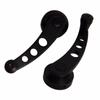 Black Billet Aluminum Car Window Crank Handle Winder Styling Truck Auto Riser Handle Lever Kit Auto Accessores