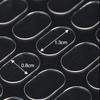 Clear Gel Glue Pads Double-sided Adhesive Invisible Dots Waterproof No Traces Patches Balloons Doll Foot Fixed Acrylic Sticker(13*8mm)