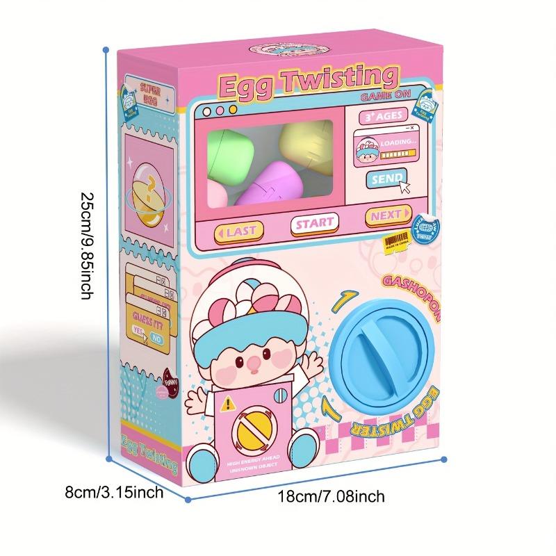 Игровой автомат с клешней для детей, игрушка-автомат для скручивания яиц, капсульный сюрприз, рождественский подарок, игрушка-автомат с куклами, ДОПОЛНИТЕЛЬНАЯ ОПЦИЯ: сменные яйца