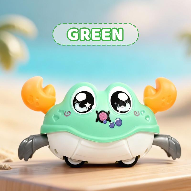 Детская забавная игрушка-краб с двойной силой возврата, имитирующая тряску влево и вправо, ползание краба, имитация пузырей