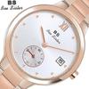 BEE SISTER BS Watches Woman Famous Brand Unique Ladies Watches Stainless Steel Waterproof Gold Women Wrist Watches