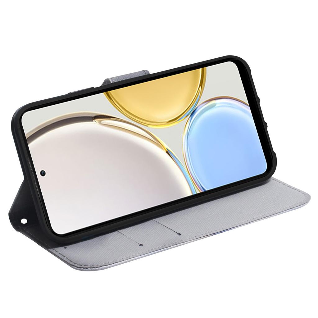 Защитный чехол для Honor X7a 5G из ПУ кожи, откидная обложка-фолио, чехол-кошелек для телефона