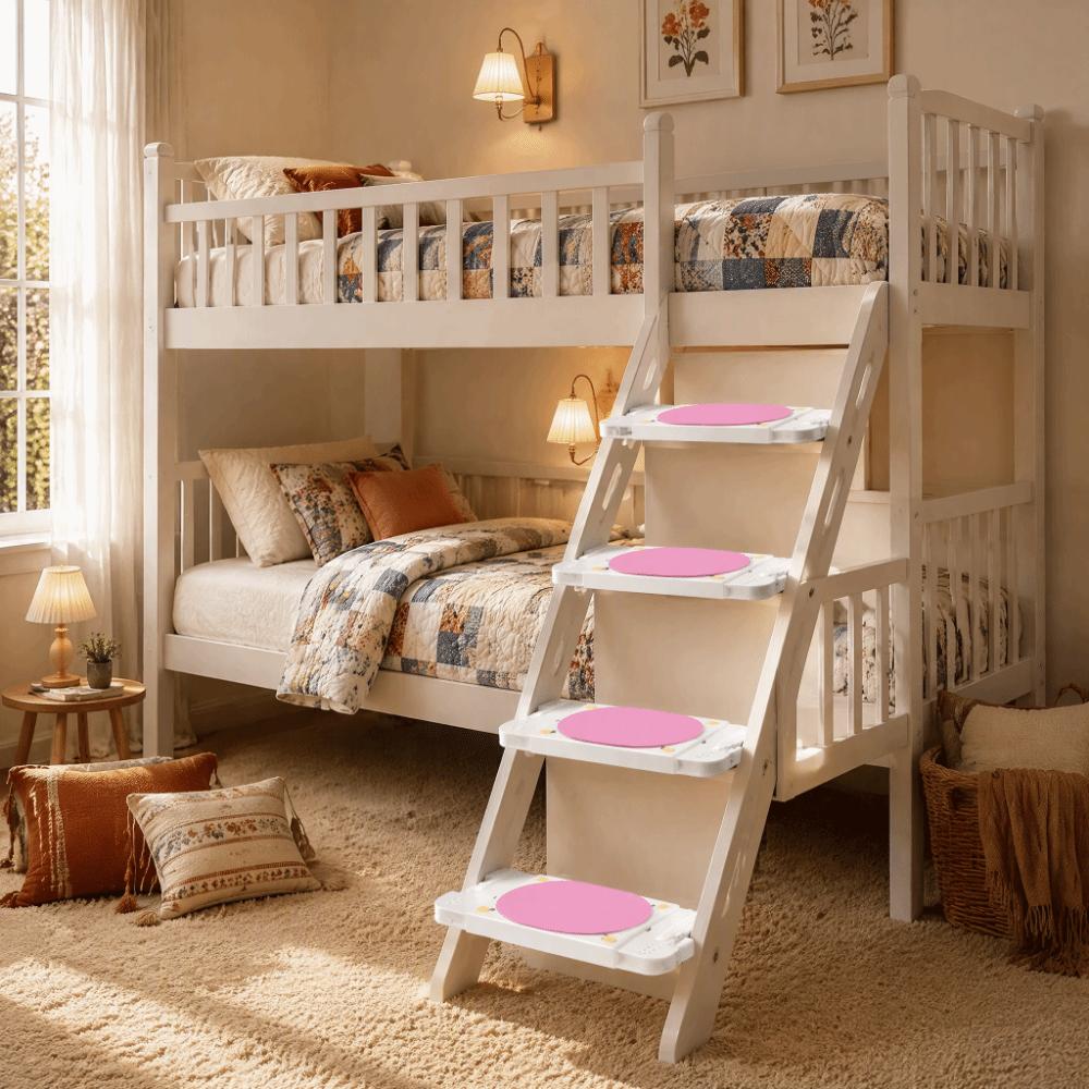 Upgraded Thickened Bunk Bed Ladder Foot Pads Widened Universal Non-Slip Protective Mats Bedroom