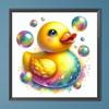 5D DIY полная круглая алмазная картина Утка Набор для домашнего декора Искусство Ремесло 40x40см.