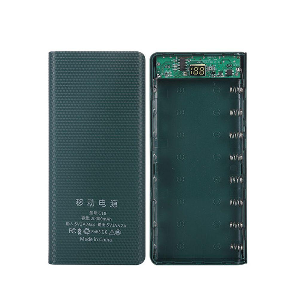 Дисплей 8x18650 Батарея Зарядное устройство для аккумуляторов Коробка Power Bank Корпус Power Bank Коробки для хранения аккумуляторов Кейс Power Bank