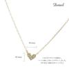 K10 Yellow Gold Heart Diamond Necklace L&Co 66-7600