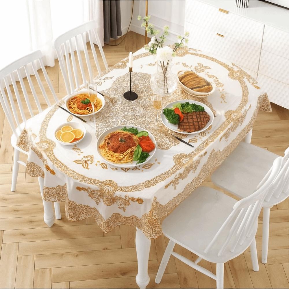 Водонепроницаемая скатерть с принтом, термостойкая подставка для стола, кухонные принадлежности, покрытие для стола, бытовые