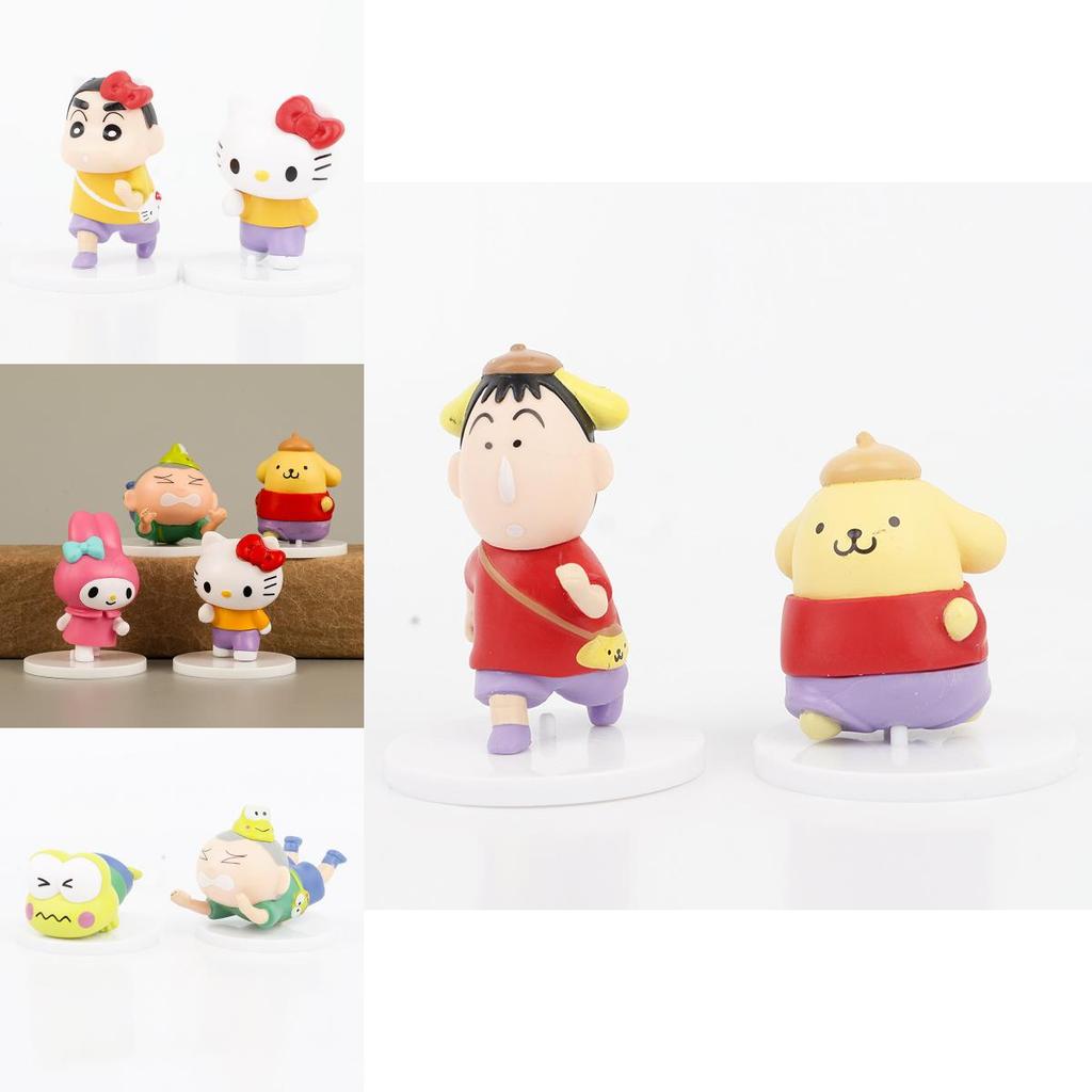 Adorable Pvc Anime Figures Set 10 Pieces Cute Character Collection For Fans