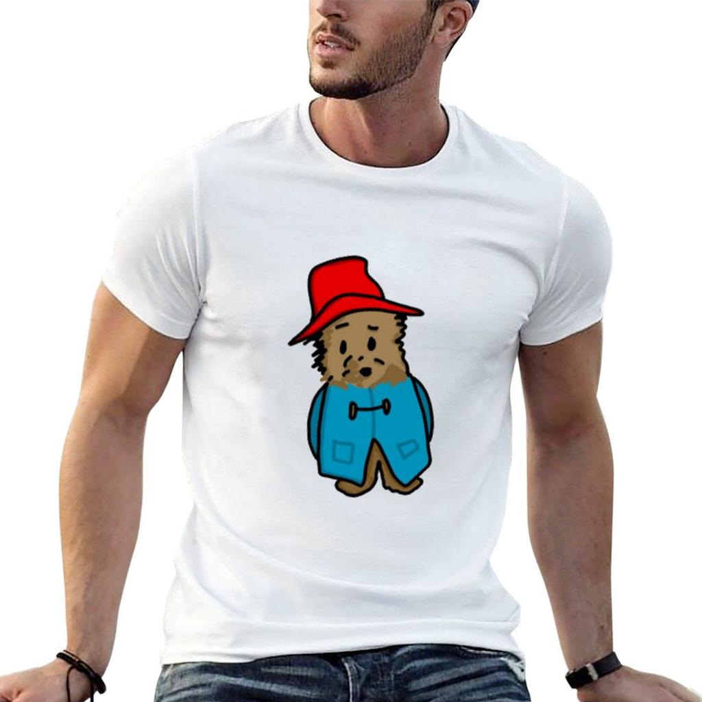 Bear in Hat (Front View) TShirt Casual All Match Tee Shirt for Unisex