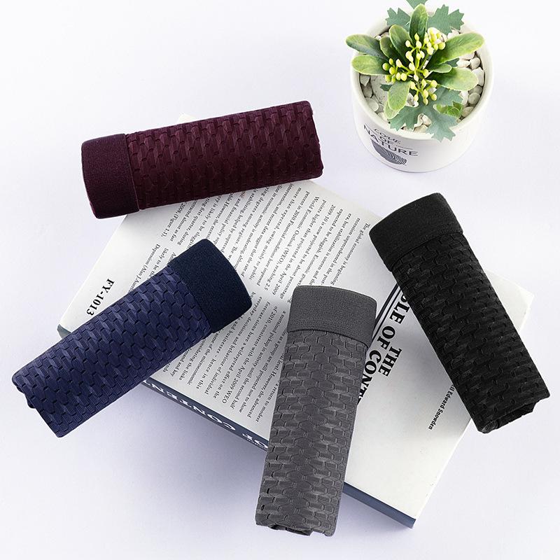 Быстросохнущие сетчатые мужские трусы Mesh Ice Silk, мужские модальные дышащие летние освежающие сетчатые брюки, ультратонкие