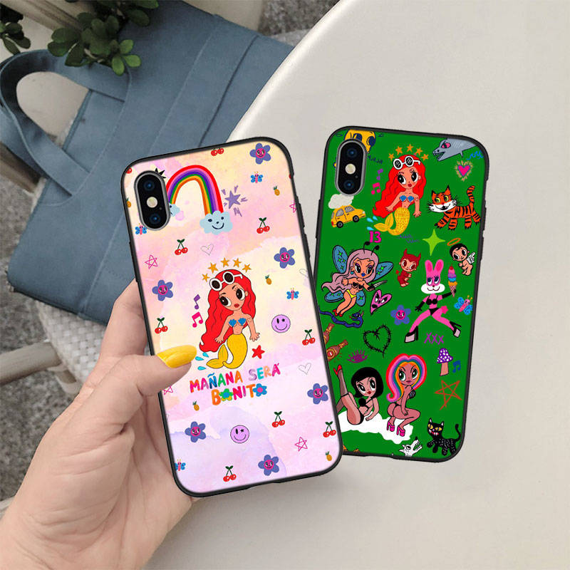 JO34 Karol G Phone Case for Samsung A35 A25 A24 A15 A05S A05 M55 M35 M15 A06 A16 A02 A12 A13 A10 A20 A30 A22 A31 A32 A33 A41 A42 A50