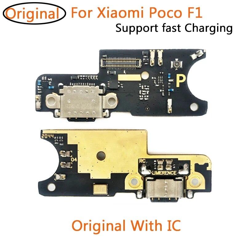 Replacement For Xiaomi Poco F1 USB Charging Connector Dock Port Board Flex Cable With IC