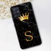 Gold Crown Letter Queen Case for Samsung Galaxy A52 A12 A53 A51 A32 A21s A22 A31 A72 A02s A13 5G A11 A41 Silicone Phone Cover