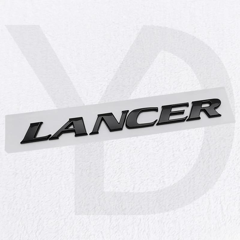 for Mitsubishi Lancer ABS Plastic Car Rear Trunk Emblem 3D Nameplate Badge Side Modified Deocration Styling Accessories