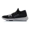 Li-Ning Бесшовные повседневные дышащие низкие баскетбольные кроссовки в стиле ретро унисекс стандартные черные AGWP017-5