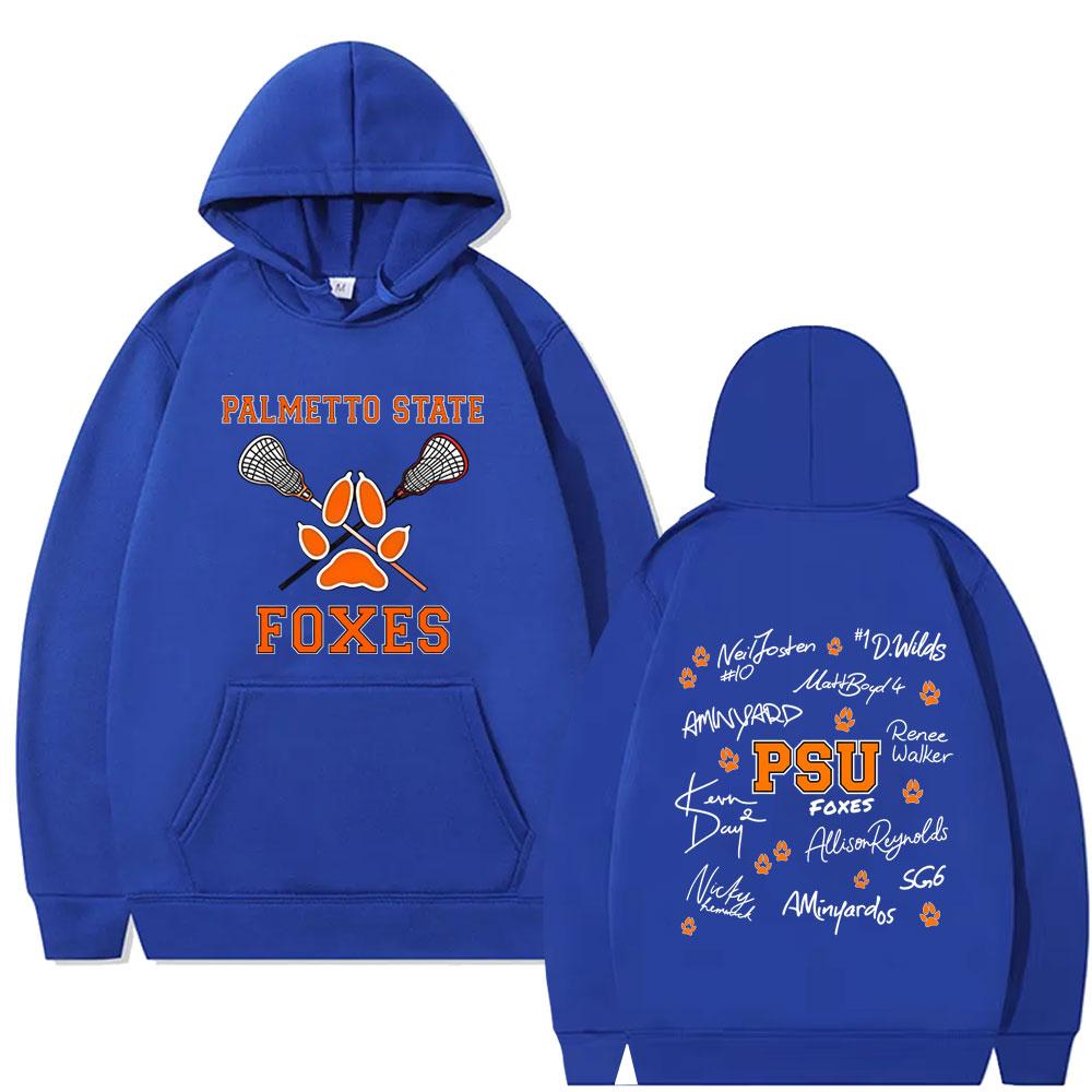 All for The Game The Foxhole Court Palmetto State Foxes Graphic Hoodie Men Women's Fashion Oversized Hoodies Streetwear