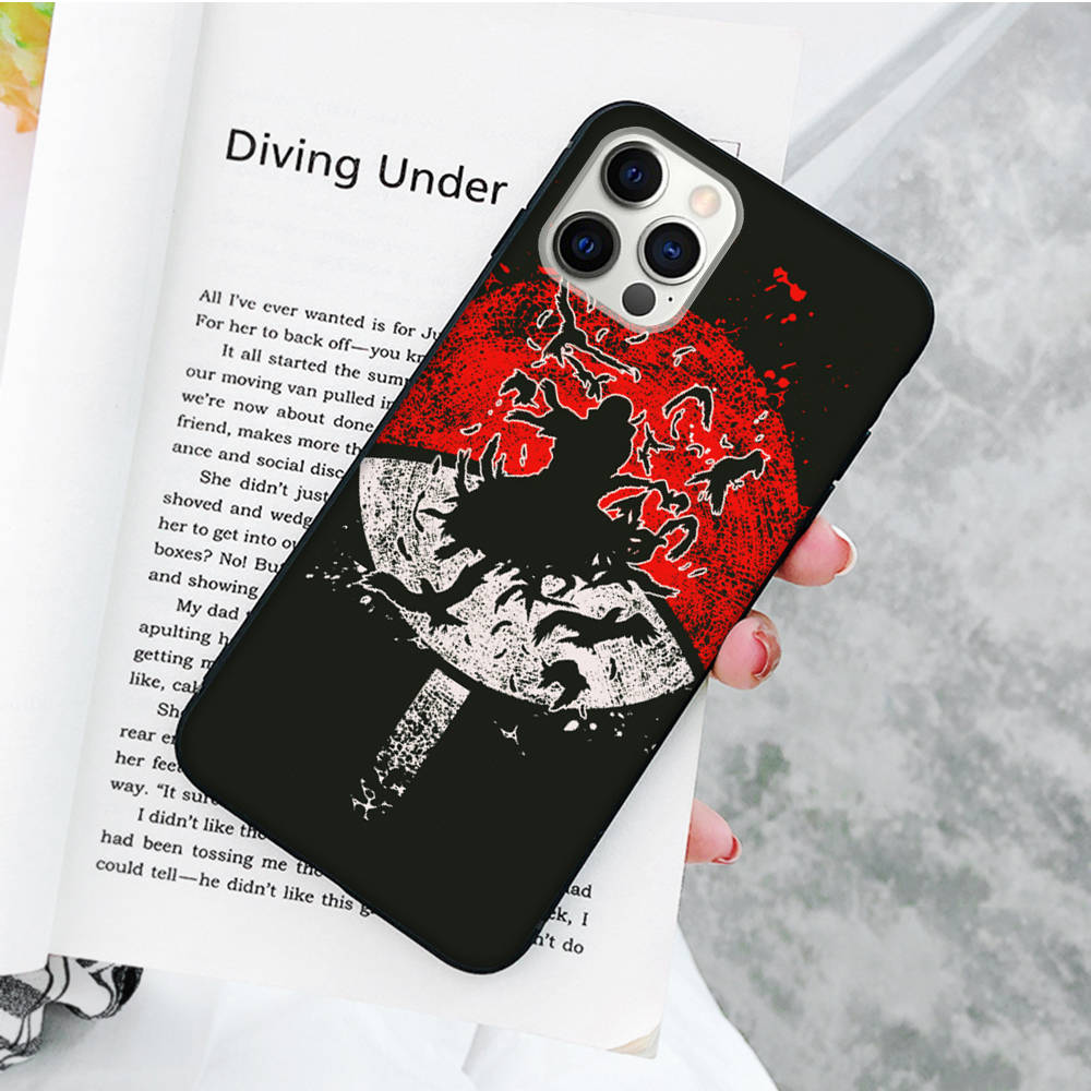 JW61Naruto аниме черный мягкий чехол для Samsung Note 20 Lite S24 Ultra S23 A03 A05 A06 A11 A71 A15 A16 A13 A24 A25 A33 A52 A53 A50 M55 M35 Plus