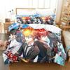 Anime HITMAN REBORN Bedding Set Duvet Cover Bed Set Quilt Cover Pillowcase Comforter King Queen Size Boys Adult Bedding Set
