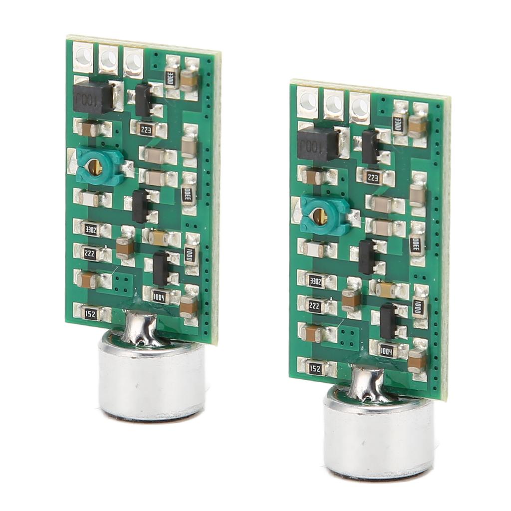 2 шт. Модуль-передатчик FM, микрофонный пикап, профессиональный V4.0, беспроводной передатчик звука для FM-радио