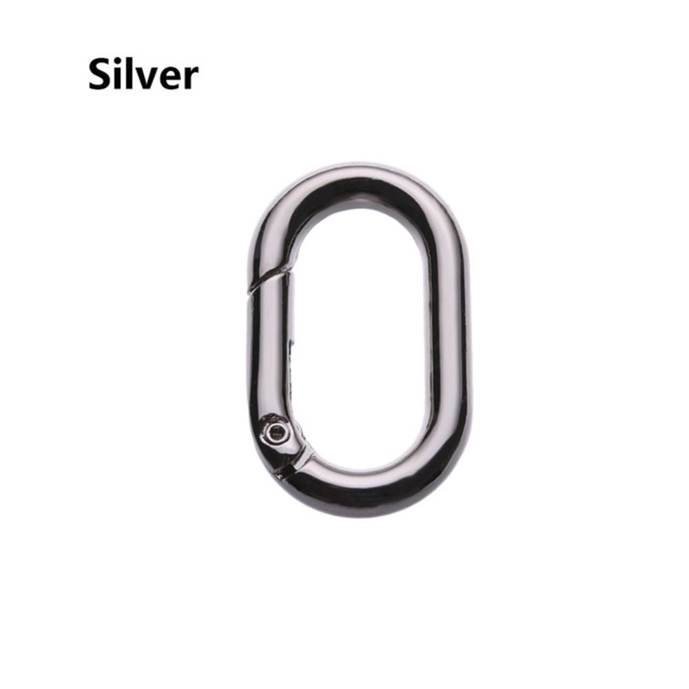 Outdoor Camping Tool Oval Climbing Clip Keychain Ring Buckle Hook Carabiner
