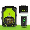 6-Line Green Beam Laser Level with German Laser Diode, Receiver Mode, and 5200mAh Lithium Battery