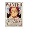 Creative One Piece Wanted Poster Magnet - Anime Cartoon Fridge Decor & Message Sticker