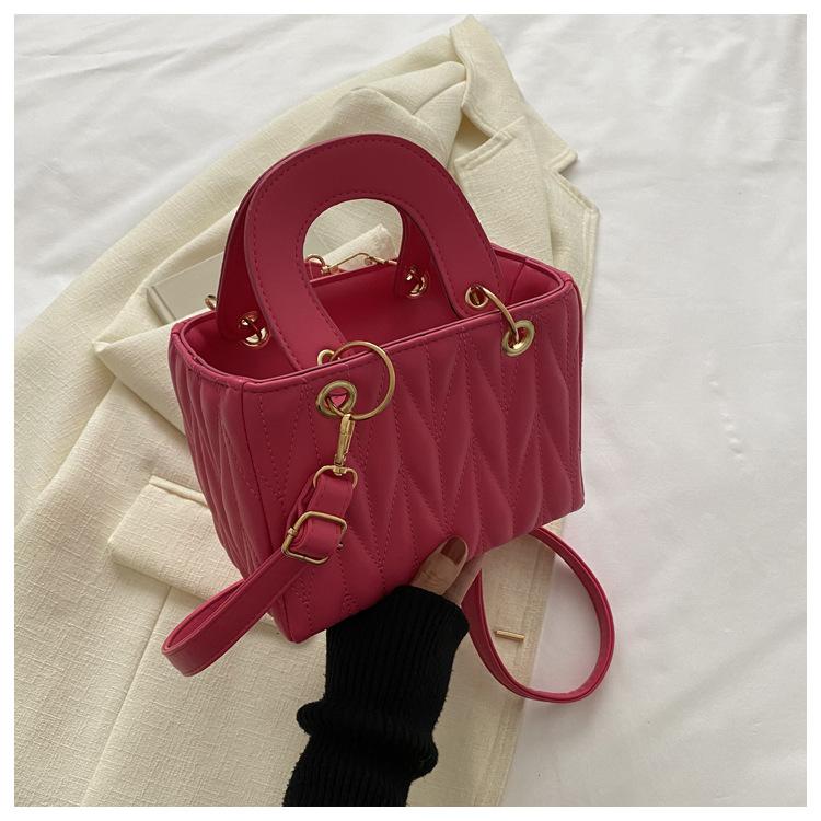 Вышитая нитками сумка-тоут текстурная сумочка 2025 с бриллиантами портативная сумка-мессенджер персонализированный дизайн маленькая квадратная сумка