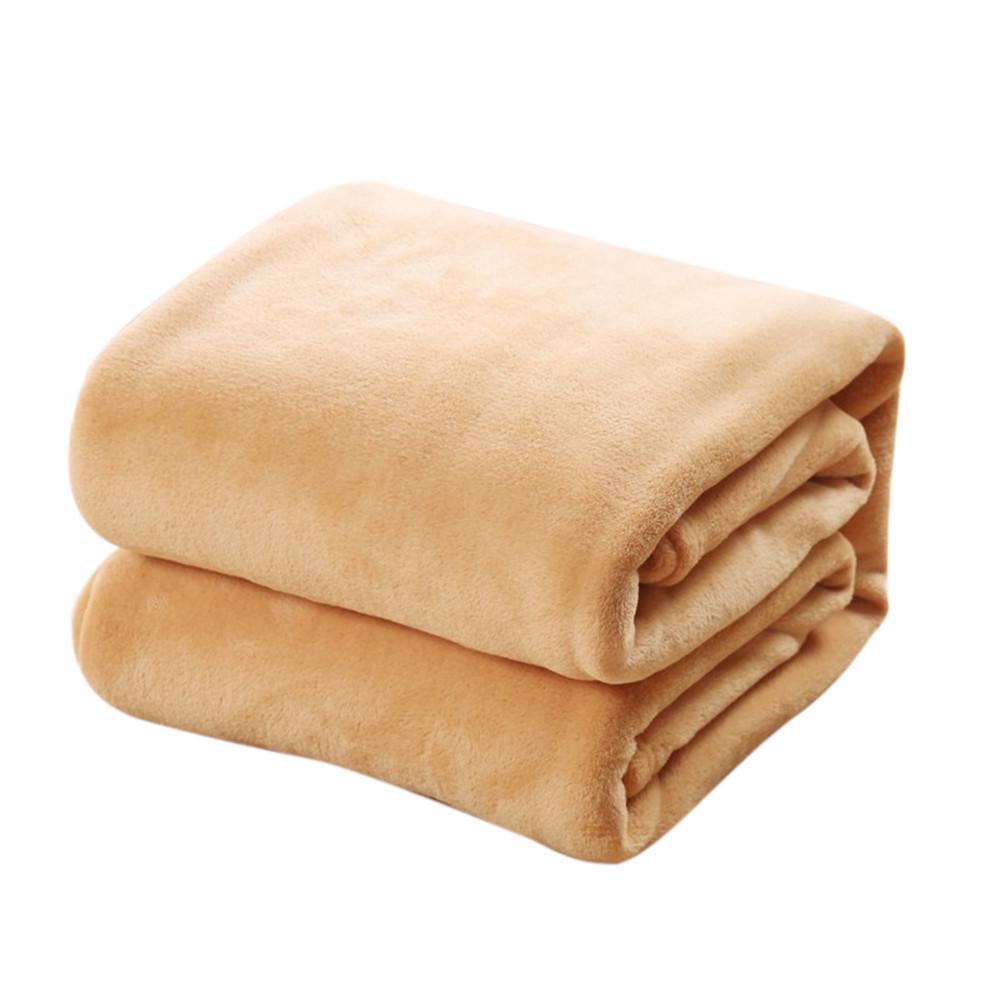 Plush Fleece Blanket Throw Rug Sofa Bedding