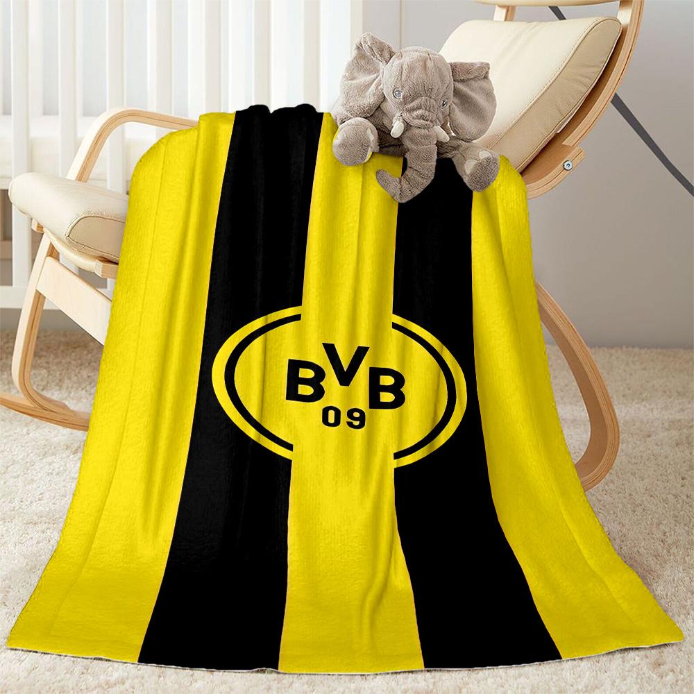 Borussia Dortmund Blanket Soft Cozy Great For Bed Sofa Office For All Seasons Digital Print Ideal Gift For Birthday Valentine'S Day