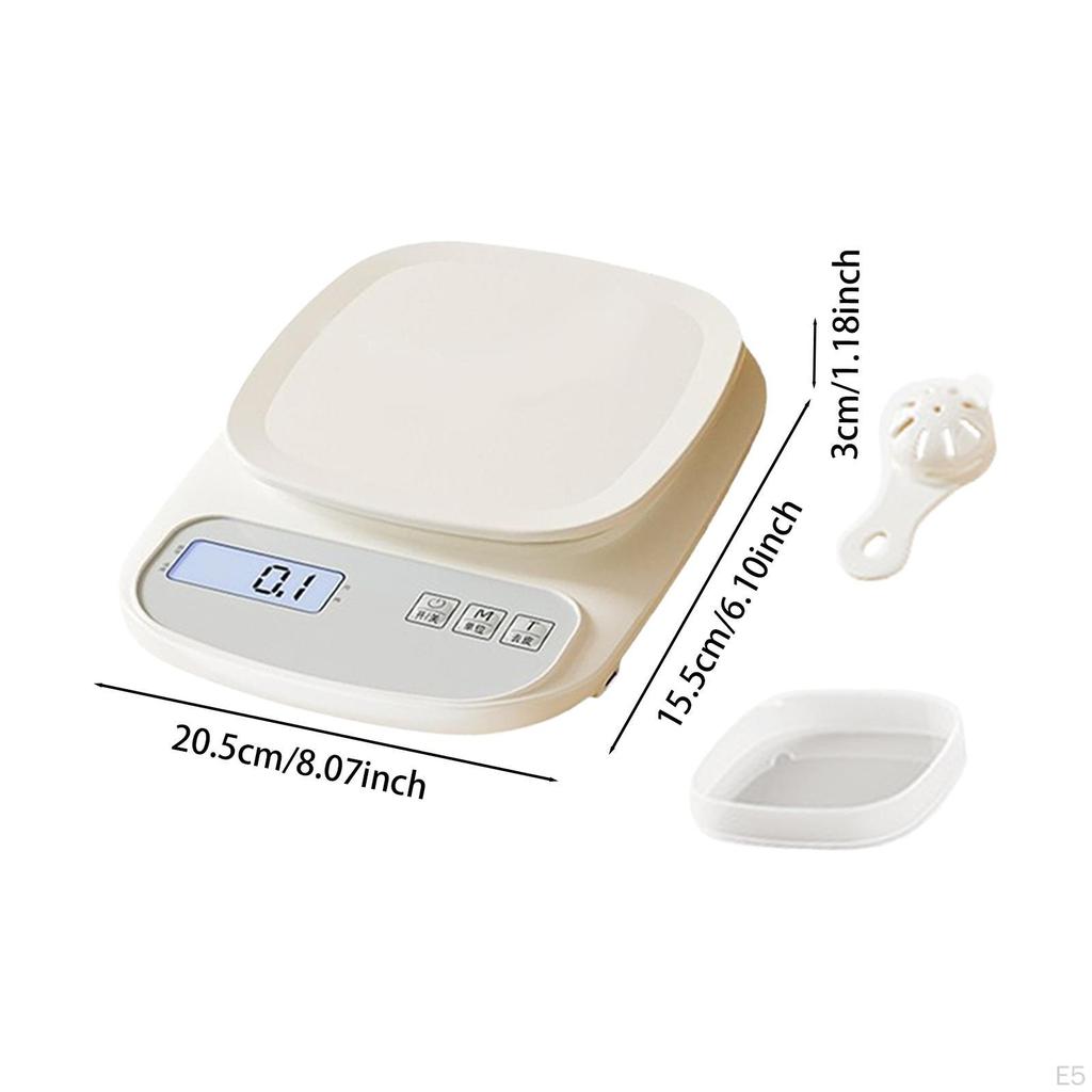 Кухонные весы для еды, карманные цифровые весы для маленькой тарелки, весы для мяса, весы для кофе