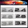 3D Premium 2.4 2.8 3.2 3.6 4.2 4.6 Logo Sticker Tail Bumper Badge Auto Rear Trunk Emblem Accessories
