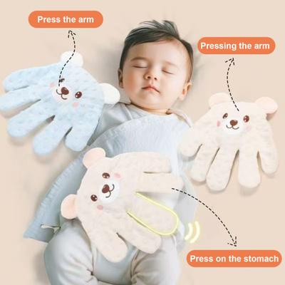 Автоматическая игрушка для успокоения сна Baby Patter, мультяшное животное, отпугивающая испуг, средство для успокоения малышей (мальчиков и девочек от 0 до 3 лет).
