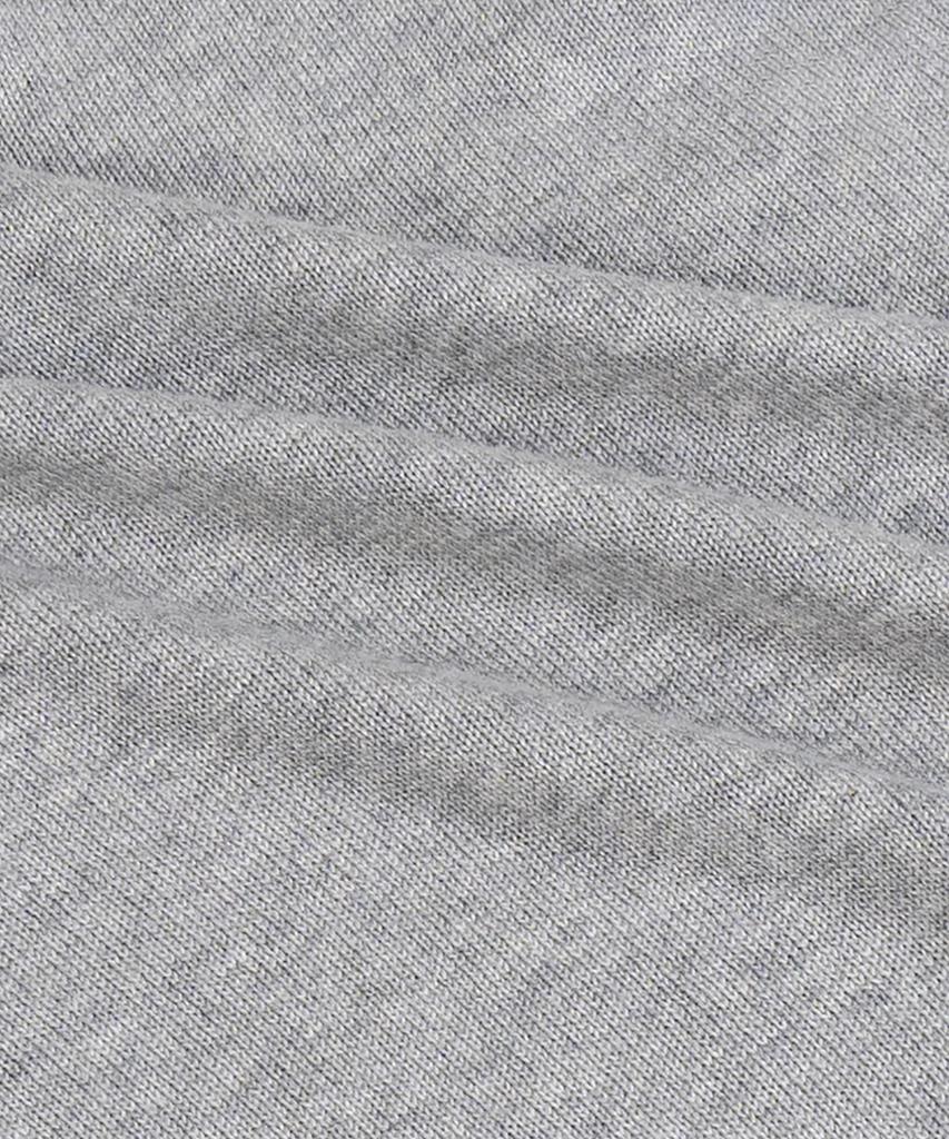 MUDSALT Cable Henley Neck Knit Melange Gray
