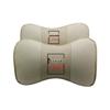 Genuine Leather Car Neck and Headrest Pillow - Customizable LOGO Available