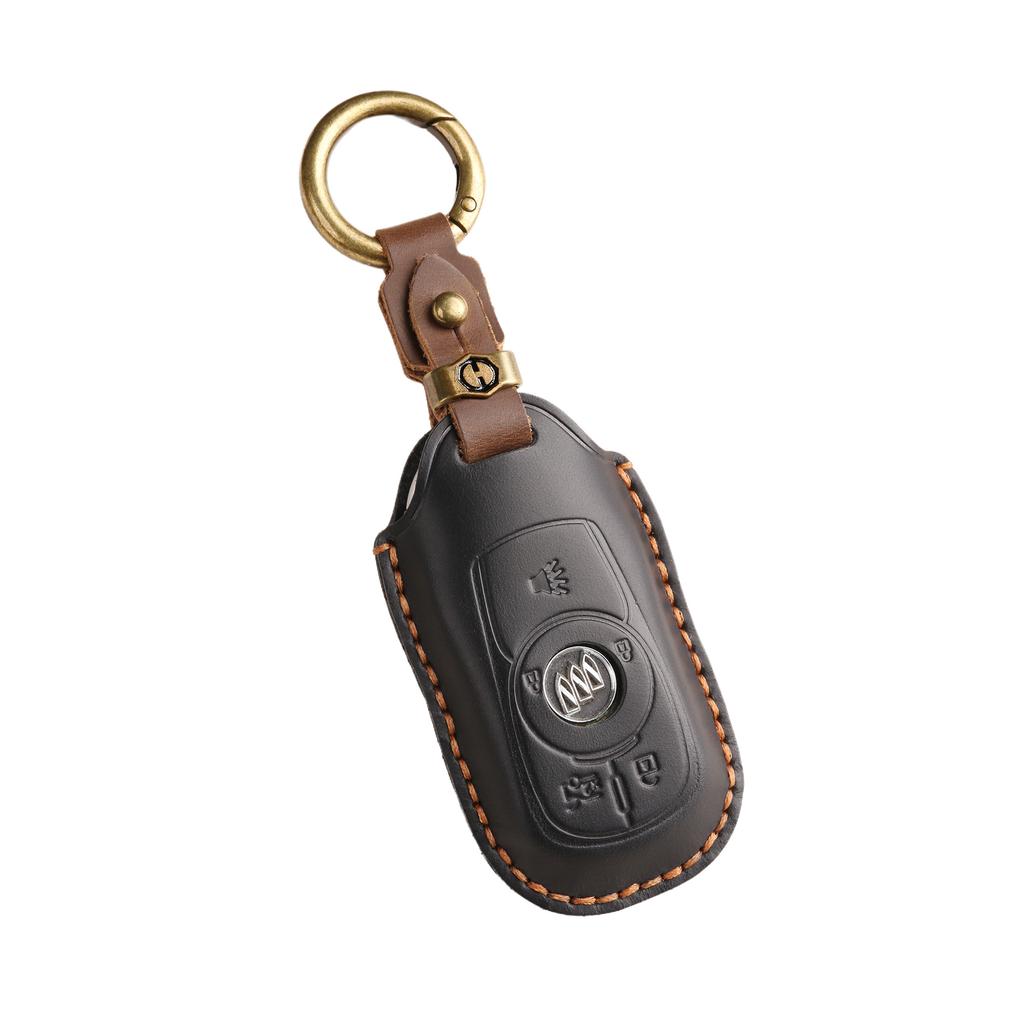 Новый ретро чехол для ключа подходит для чехла для ключа Buick Envision, кожаного чехла с пряжкой для автомобиля Valeant Regal.