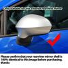 Bright Black Side Mirror Caps For Seat Exeo 3R Leon 1P1 2009-2013 lbiza 6J 2008-2013 Replacement style Carbon Fiber Mirror Cover