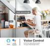 Умный выключатель Zero Fire Тип 86 Zigbee: Стальная или стеклянная панель, Пульт с голосовым управлением Alice.