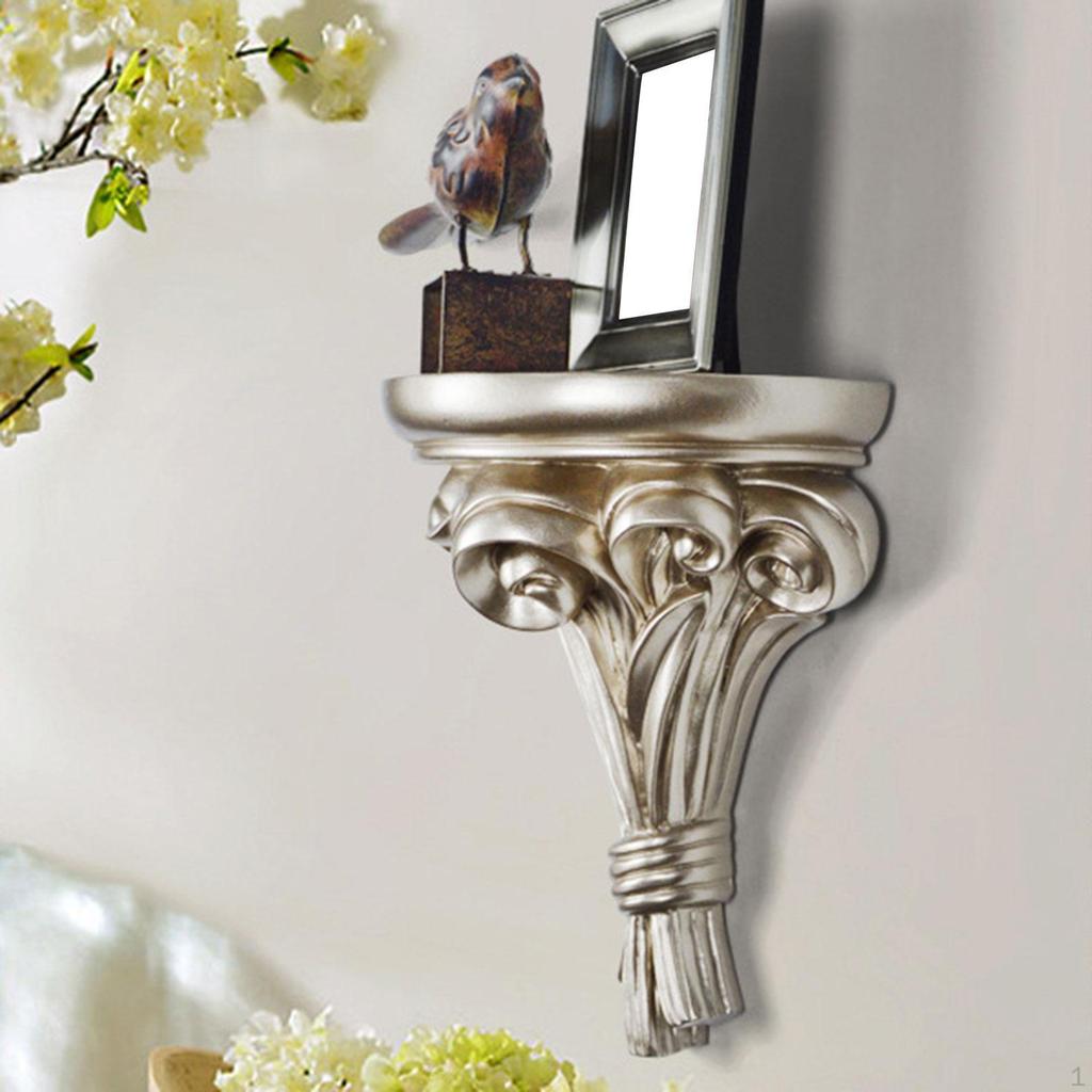 Wall Hanging Shelf Decoration 3D Decorative Background Versatile Living Room Easy Installation