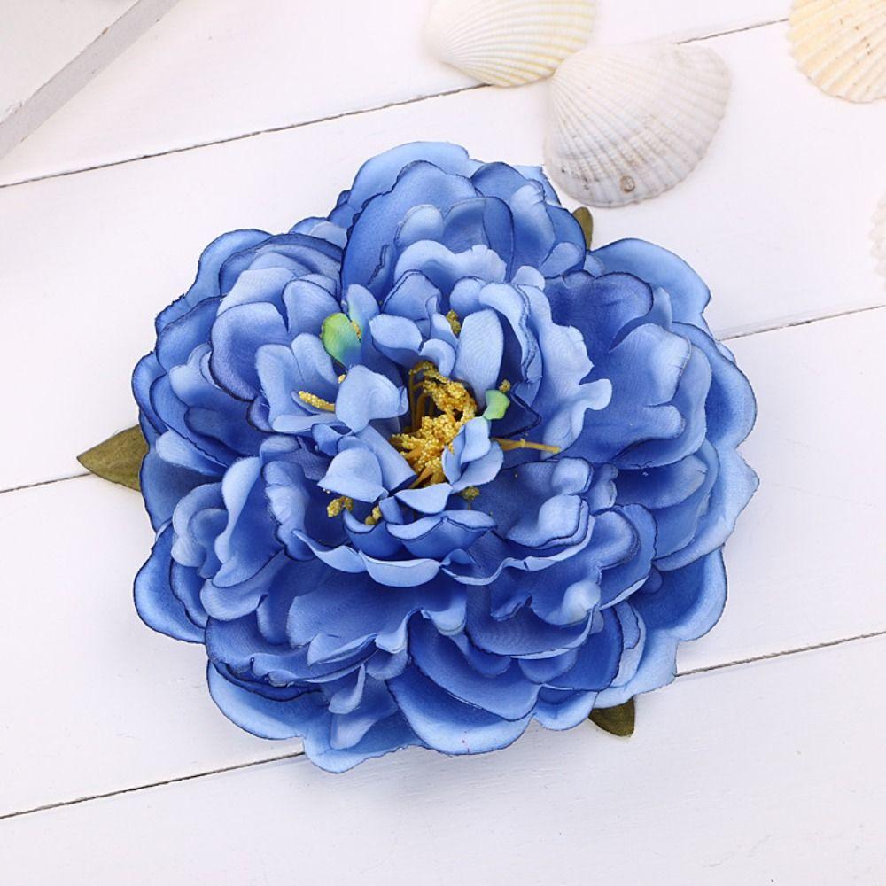 Big Flower Bridal Hair Clips 14cm Flower Hairpin Brooch Artificial Flower Hairpins  Wedding