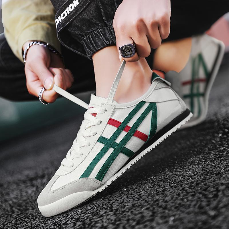 Hot Sale Fashion Men's Canvas Sneakers Comfortable Casual Shoes Men Desinger Flat Sneakers Breathable Jogging Sports Shoes Men