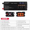 2000W Car Inverter 12V 24V To 220V Solar Home Power Converter With Digital Display Solar Auto Accessories