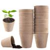 50 Pcs Seeds Starter Pots Biodegradable Plant Nursery Pots Garden Organic Planter
